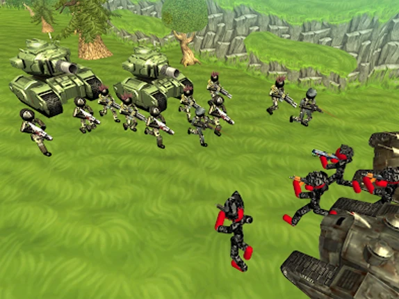 Stickman Tank Battle Simulator Image