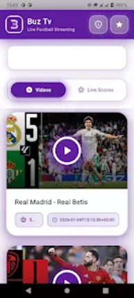 Buz Tv Football & Sports Score Image