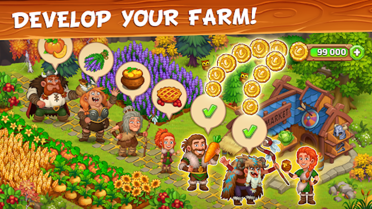 Vikings and Dragon Island Farm screenshot