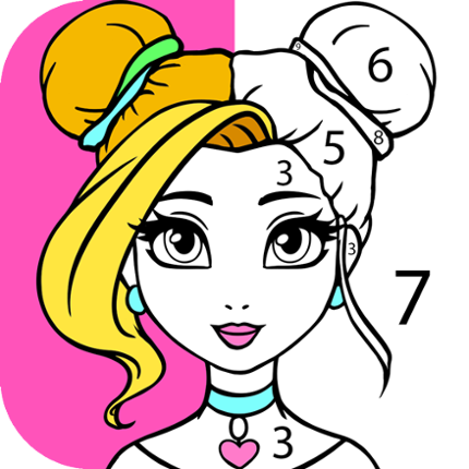 Girls Coloring Book for Girls Image