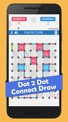 Dots and Boxes game screenshot