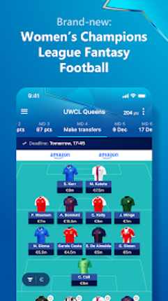 UEFA Gaming: Fantasy Football screenshot