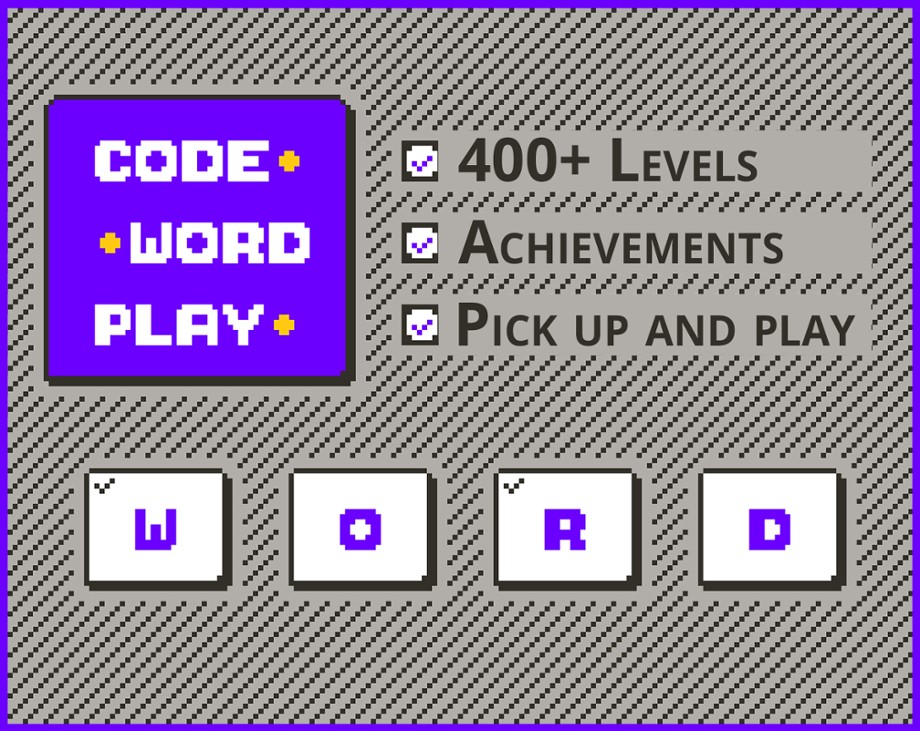 Games like CodeWordPlay: Mystery word puzzle game for Playdate