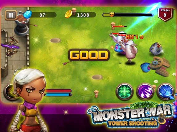 Monster War(Tower Shooting)-Shoot Game screenshot