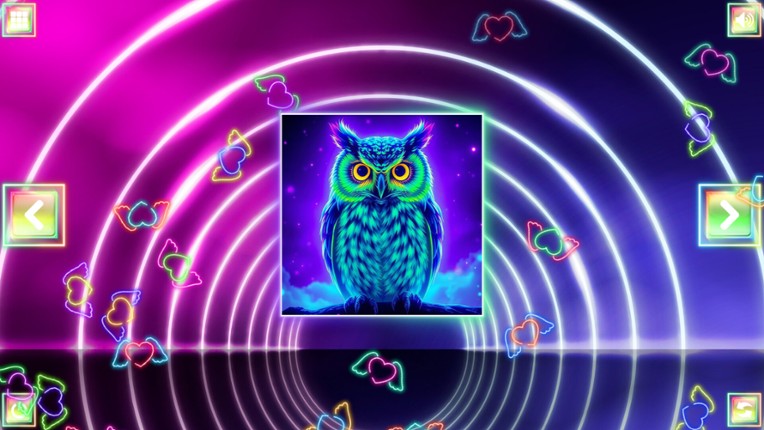 Neon Fantasy: Owls screenshot