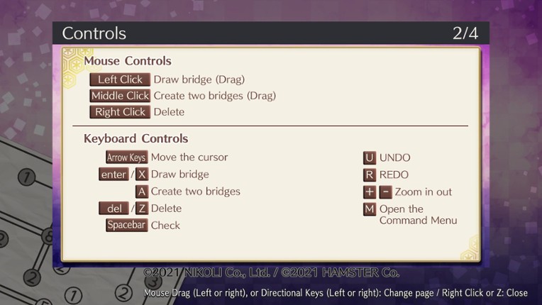 Puzzle by Nikoli W Hashiwokakero (Windows) screenshot