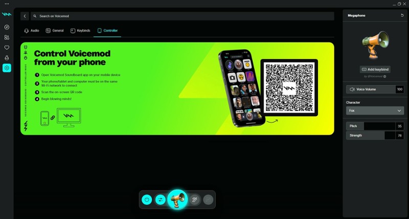Voice Changer, AI Voices and Soundboard in Real-Time - Voicemod screenshot