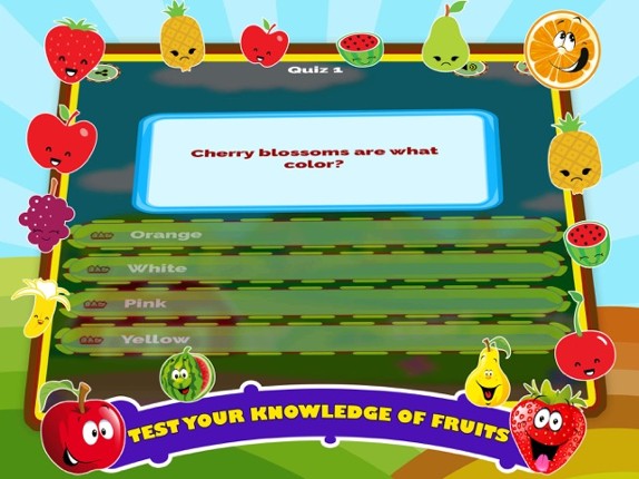 Fruit Names Alphabet ABC Games screenshot