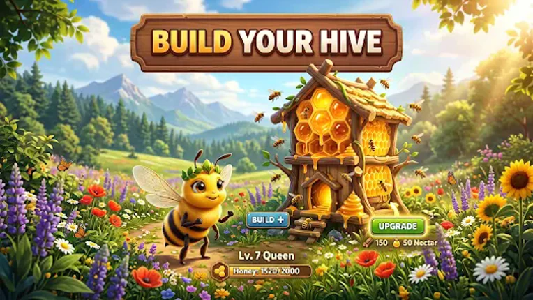 Honey Bee Life Simulator 3D Image
