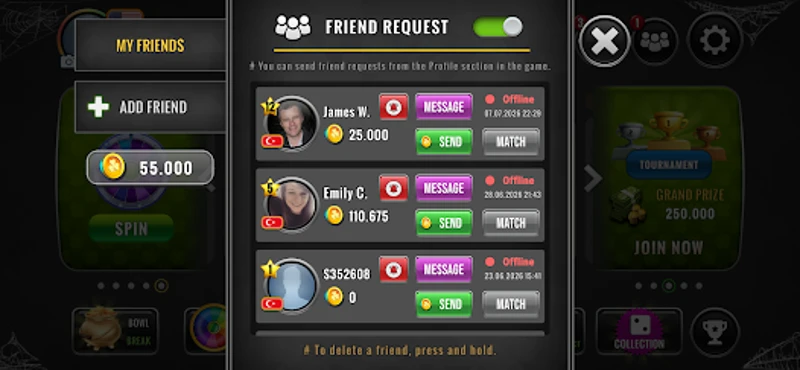 Backgammon Mania - Online screenshot