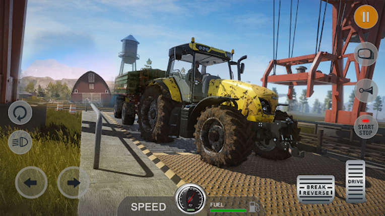Village Driving Tractor Games screenshot