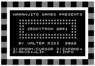 (Sinclair ZX 81) Zeddytron 2081 Image