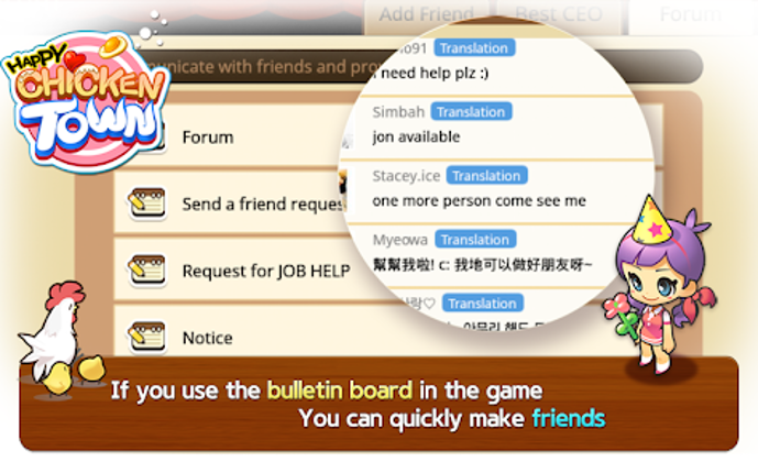 Happy Chicken Town (Farm & Res screenshot