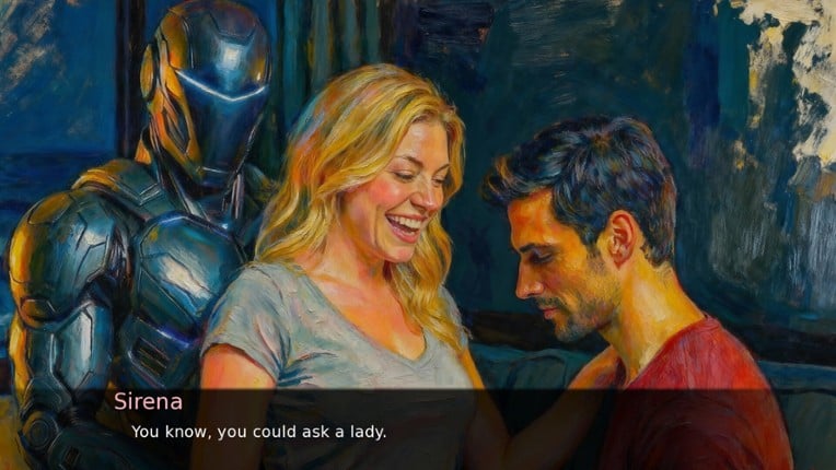 Guarded by the AI: Painted with Love Image