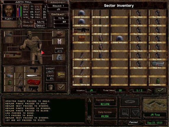 Jagged Alliance 2 Gold screenshot