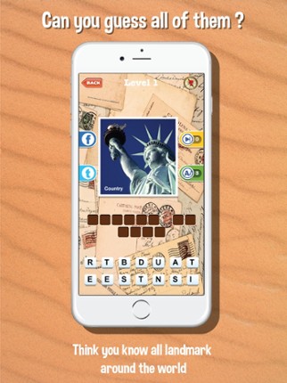 Landmark quiz game 2 Guess where picture was taken screenshot