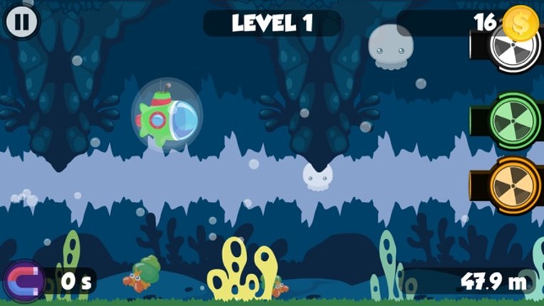 Little rainbow submarine run screenshot