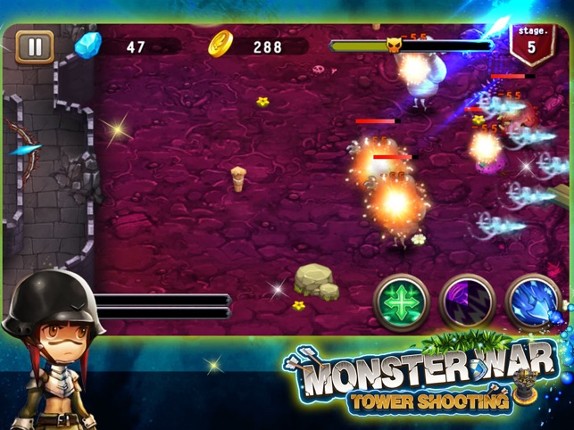 Monster War(Tower Shooting)-Shoot Game screenshot