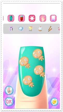 Nail Spa Salon Beautiful girls - makeup makeover and games dressup nails art &amp; polish Image