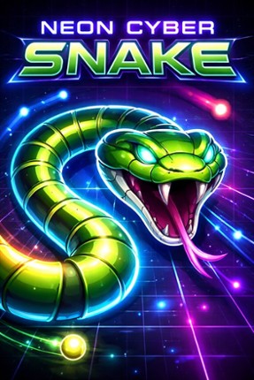 Neon Cyber Snake Image