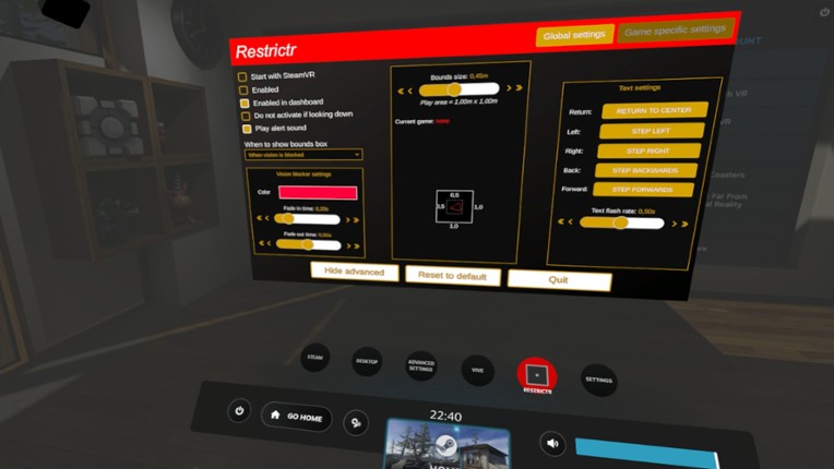 Restrictr screenshot