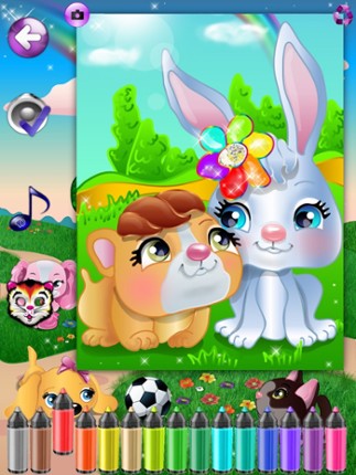 Royal Pets - Coloring Book for Kids with Littlest Animals Shop screenshot
