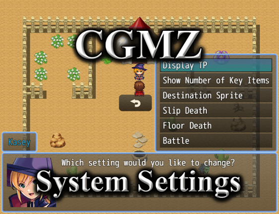 [CGMZ] System Settings for RPG Maker MZ Image