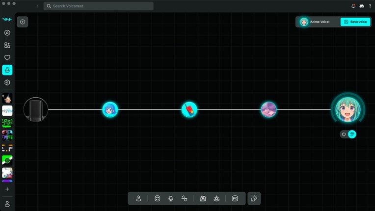 Voice Changer, AI Voices and Soundboard in Real-Time - Voicemod screenshot