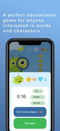 Wormie Word Search screenshot