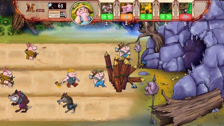 Bacon Tales: Between Pigs and Wolves screenshot