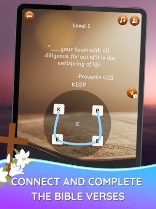 Bible Word Games: Puzzles App Image
