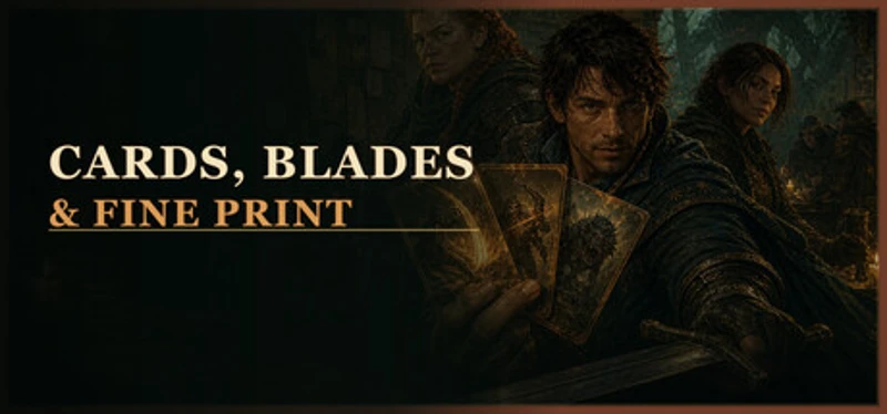 Cards, Blades & Fine Print Image