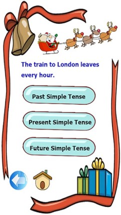 Check grammar in use for basic English tenses practice games screenshot