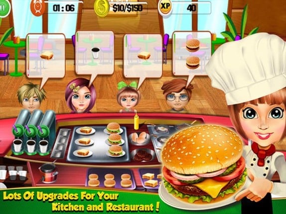 Cooking Dash Story - Fast Food Store &amp; Burger King screenshot
