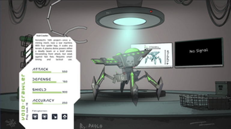 Cosmic Crushers - Interactive Illustration Image