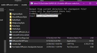 Diff To CKPT Utillity - Stable Diffusion Image