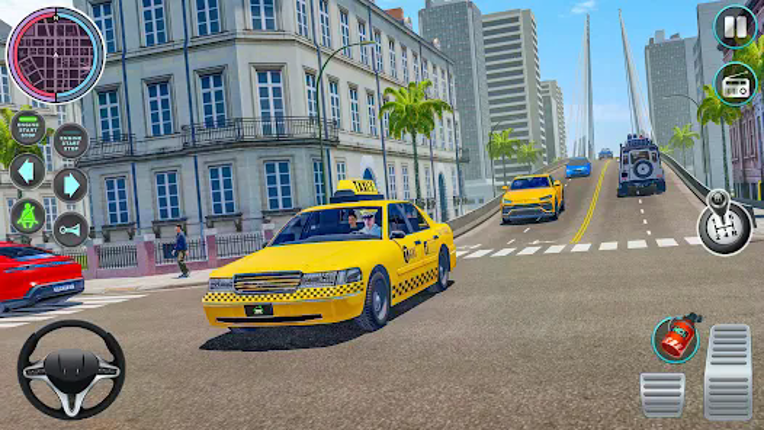 Taxi Simulator Pro Racing Game screenshot