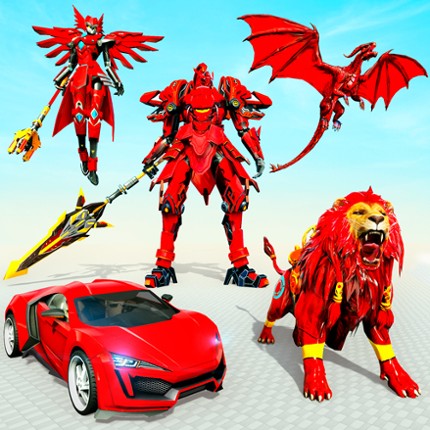 Dragon Robot Car Transform Image