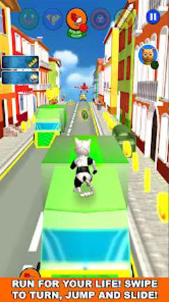 Super Hero Cat Run screenshot