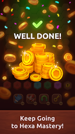 Colorwood Hexa — Drop Away screenshot