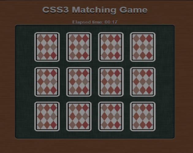 Games like CSS3 Matching Game