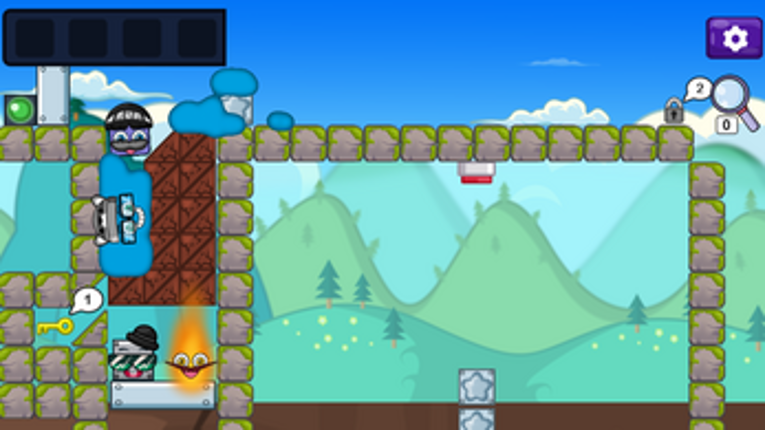 Cute Elements - Elementals and physics screenshot