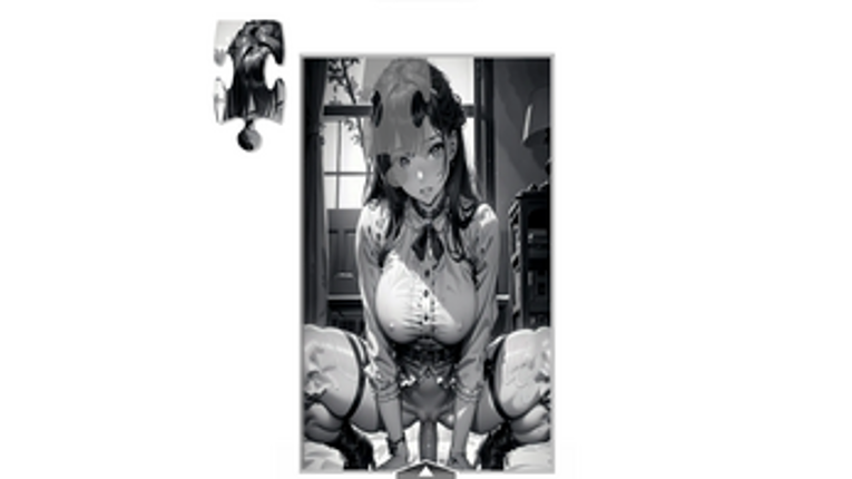 Monochrome Jigsaw Image
