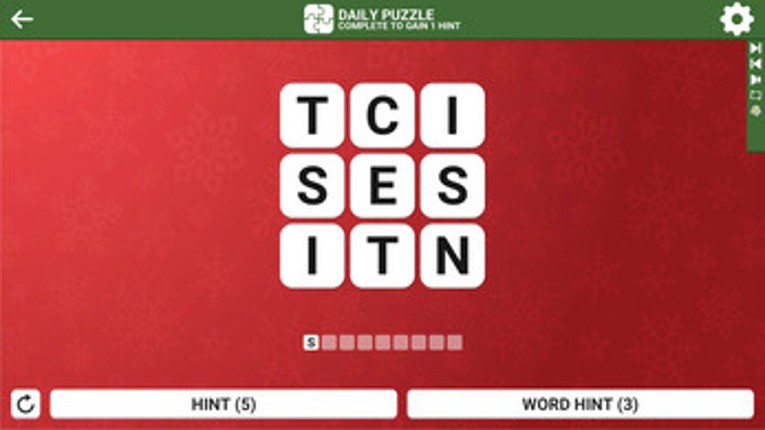 Square Word-Christmas Edition screenshot