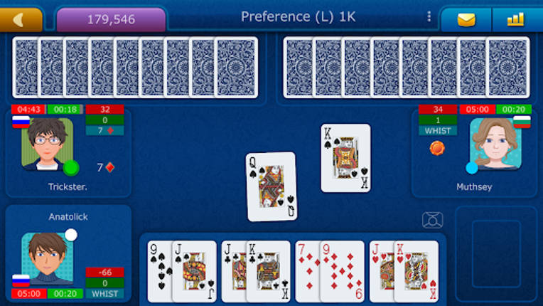 Preference LiveGames online screenshot