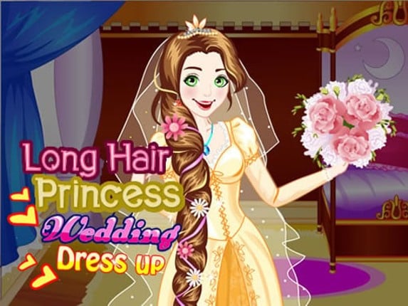 Long Hair Princess Wedding Dress up Game Cover