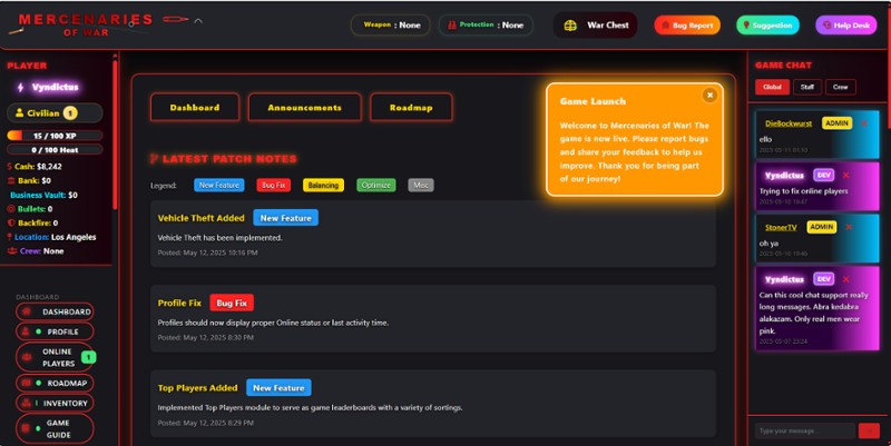 Mercenaries of War screenshot