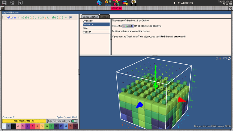 Replicube screenshot