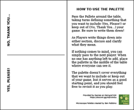 Safety Tool Cards for TTRPGs Image