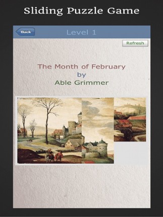 Slide Puzzle: Famous Artworks screenshot